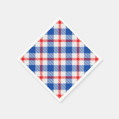 Serviette En Papier Napkin plaid (Coin)