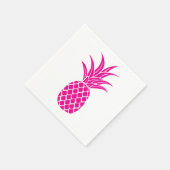 Serviette En Papier Napkin rose vif (Coin)
