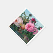 Serviette En Papier Napkin vintage Floral (Coin)