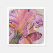 SERVIETTE EN PAPIER NAPKINES DE PAPIER IRIS ROSE MULTICOLORÉ (Devant)