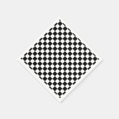 Serviette En Papier Napkins À damiers Motif (Coin)