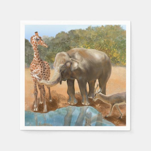 Serviette En Papier Napkins - Art de Debbie Davidsohn - Cadeaux (Devant)