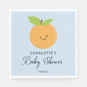 Serviette En Papier Napkins Baby shower Little Cutie