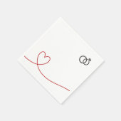 Serviette En Papier Napkins bachelor party (Coin)