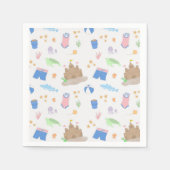 Serviette En Papier Napkins Beach Party (Devant)