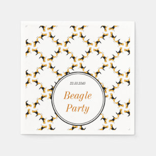 Serviette En Papier Napkins beagle