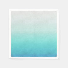 Napkins Blue Ombre Party