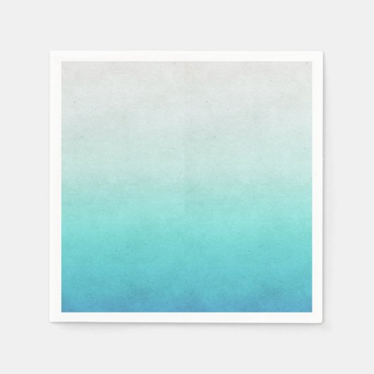 Serviette En Papier Napkins Blue Ombre Party (Devant)