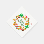 Serviette En Papier Napkins Cinco De Mayo (Coin)