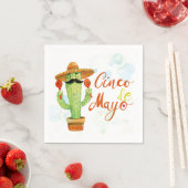 Serviette En Papier Napkins Cinco De Mayo (En situation)