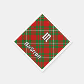 Serviette En Papier Napkins Clan Gregor Tartan (Coin)