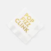 Serviette En Papier Napkins CLINK POP FIZZ (Coin)