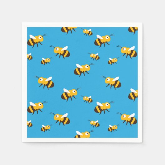 Serviette En Papier Napkins d'abeilles (Devant)