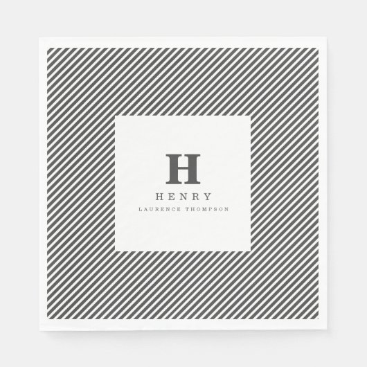 SERVIETTE EN PAPIER NAPKINS DE LA PARTIE DE DIPLÔME INITIALE (Devant)