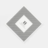 SERVIETTE EN PAPIER NAPKINS DE LA PARTIE DE DIPLÔME INITIALE (Coin)