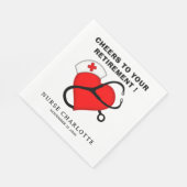 Serviette En Papier Napkins de la partie de retraite des infirmières (Coin)