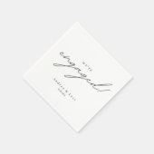 Serviette En Papier Napkins de la partie d'engagement (Coin)