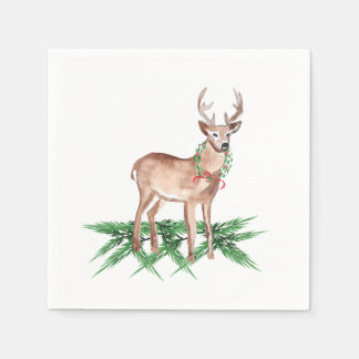 Serviette En Papier Napkins de Noël Deer