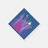 Serviette En Papier Napkins de Noël - Hommes sages de Noël (Coin)