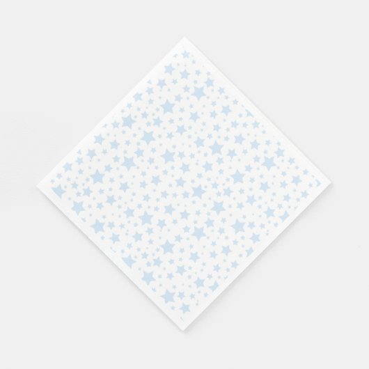 SERVIETTE EN PAPIER NAPKINS DE PAPIER EN ÉTOILES BLEUES (Coin)
