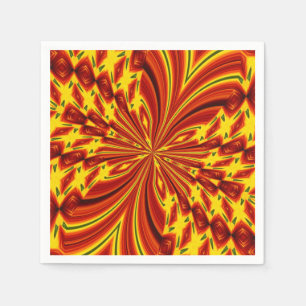 Serviette En Papier NAPKINS DE PARTI Papillon Abstrait