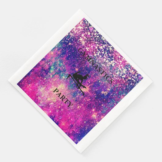 SERVIETTE EN PAPIER NAPKINS DU PARTI GYMNASTICS (Coin)