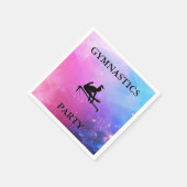 SERVIETTE EN PAPIER NAPKINS DU PARTI GYMNASTICS (Coin)
