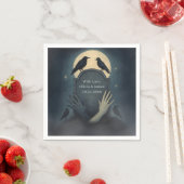 Serviette En Papier Napkins éffrayant Mariage Zombie Romance (En situation)