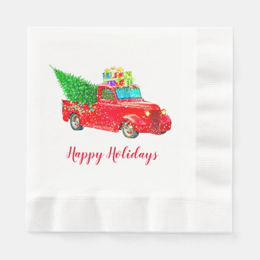 Serviette En Papier Napkins en papier de vacances (Devant)