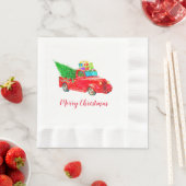 Serviette En Papier Napkins en papier de vacances (En situation)