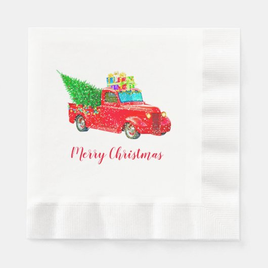 Serviette En Papier Napkins en papier de vacances (Devant)