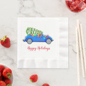 Serviette En Papier Napkins en papier de vacances (En situation)
