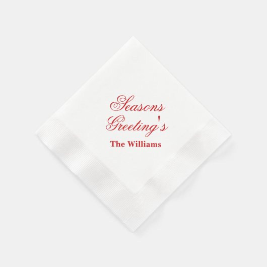 Serviette En Papier Napkins en papier de vacances (Coin)