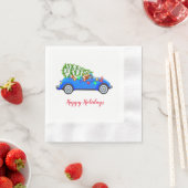 Serviette En Papier Napkins en papier de vacances (En situation)