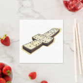 Serviette En Papier Napkins en papier Domino (En situation)