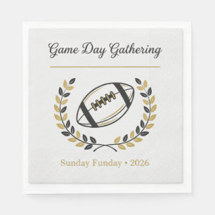 Serviette En Papier Napkins en papier personnalisés pour fête de footb