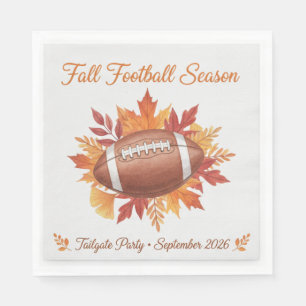 Serviette En Papier Napkins en papier personnalisés pour fête de footb