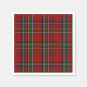 Serviette En Papier Napkins en papier tartan Royal Stewart (Devant)