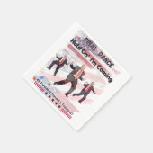 Serviette En Papier Napkins en papier Trump (Coin)