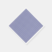 Serviette En Papier NAPKINS En vichy PAPIER Bleu-Blanc (Coin)