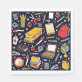 Serviette En Papier Napkins enseignant de la fête scolaire (Devant)