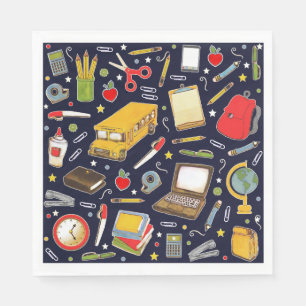 Serviette En Papier Napkins enseignant de la fête scolaire