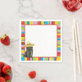 Serviette En Papier Napkins Fiesta Newfoundland (En situation)