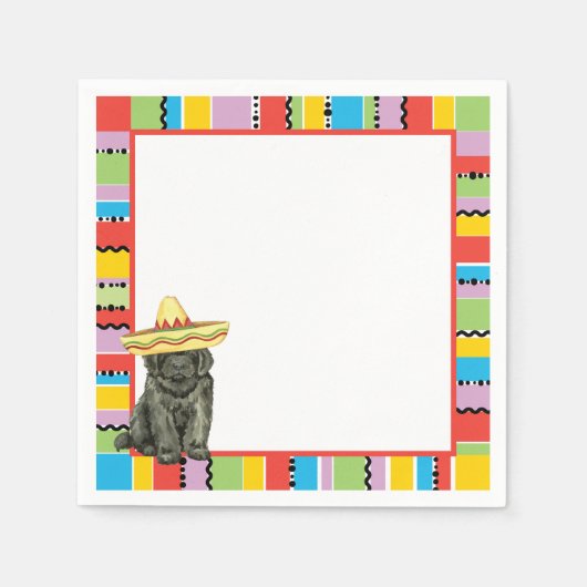 Serviette En Papier Napkins Fiesta Newfoundland (Devant)