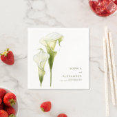 Serviette En Papier Napkins for a Modern Wedding.  (En situation)