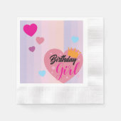 Serviette En Papier Napkins for birthdays (Devant)