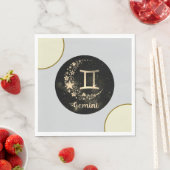 Serviette En Papier Napkins Gemini Party (En situation)
