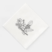 Serviette En Papier Napkins Hawaii Plumeria Party (Coin)