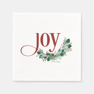 Serviette En Papier Napkins Holiday Joy