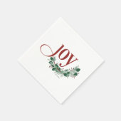 Serviette En Papier Napkins Holiday Joy (Coin)